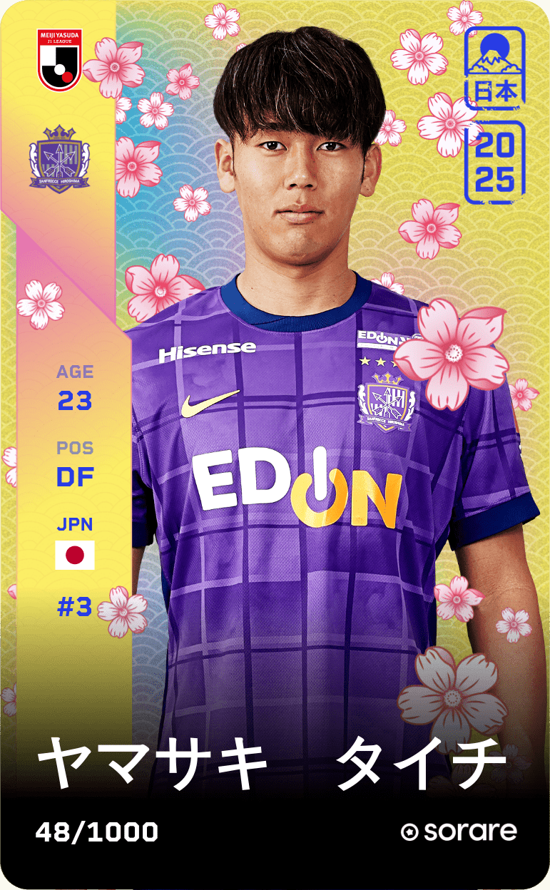 Taichi Yamasaki 2025-26 • Limited 48/1000