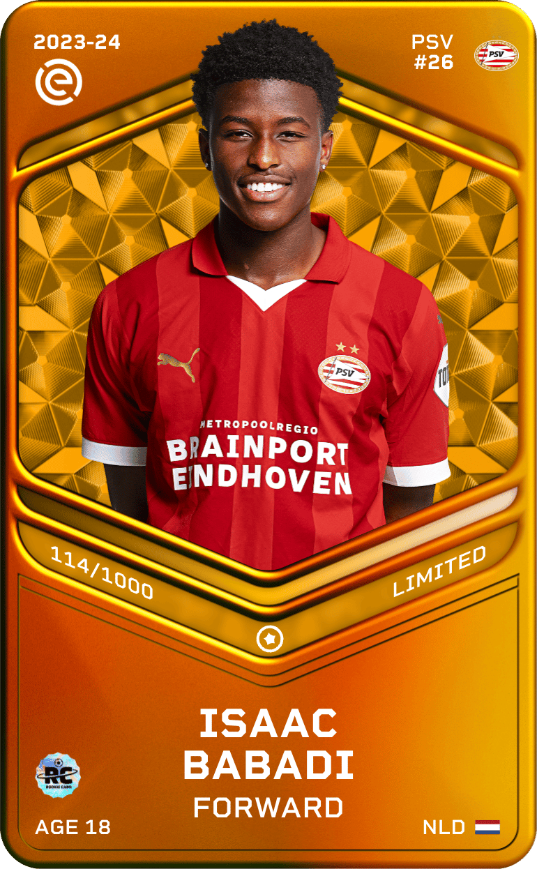 Isaac Babadi 2023-24 • Limited 114/1000