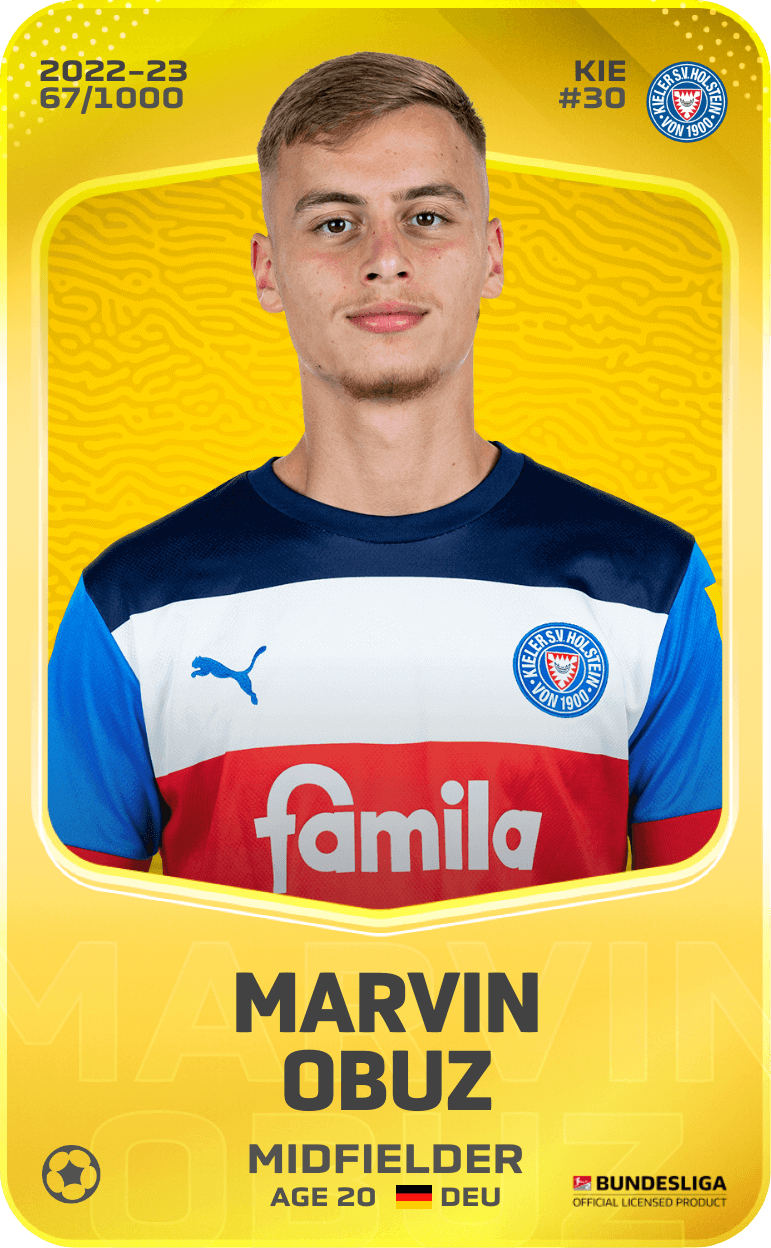 Marvin Obuz 2022-23 • Limited 67/1000