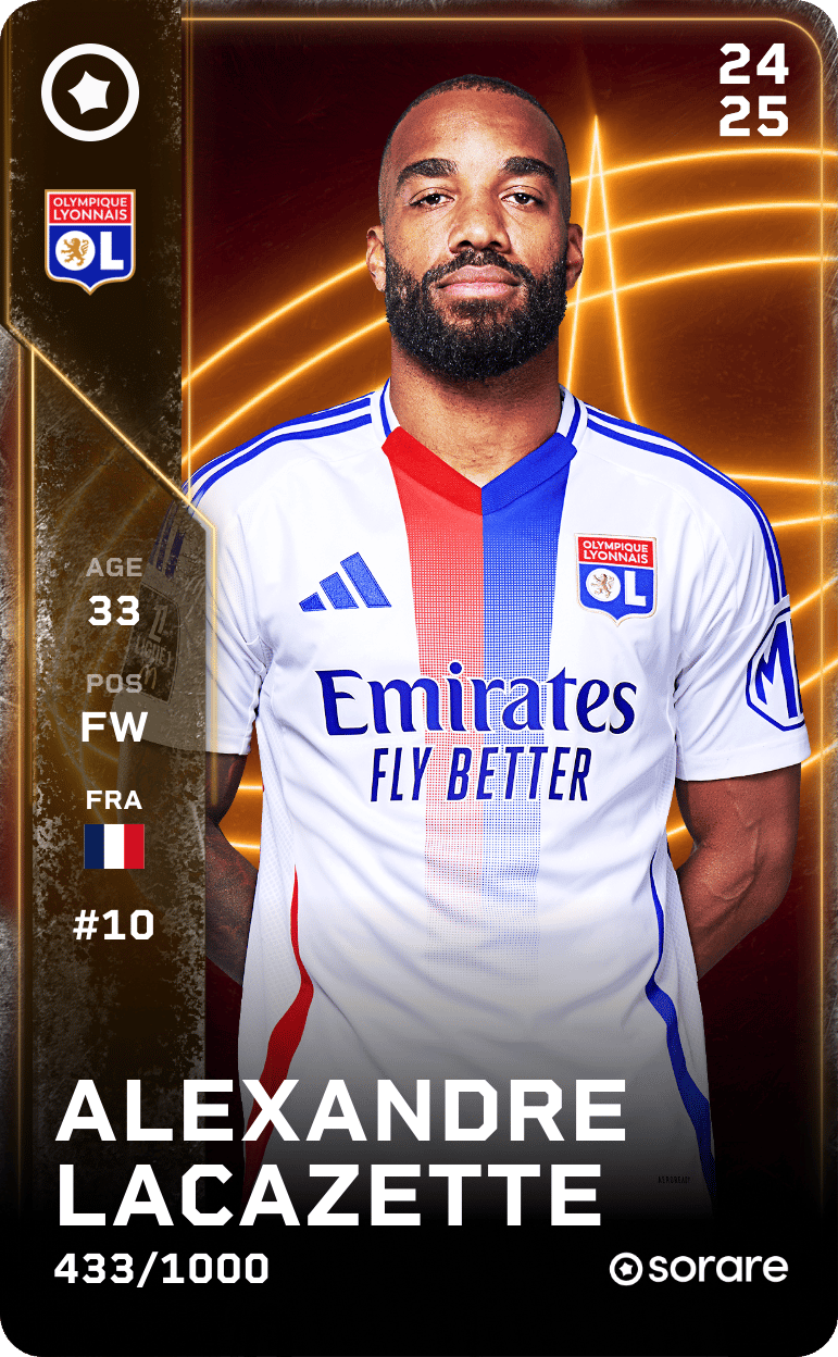 Alexandre Lacazette 2024-25 • Limited 433/1000