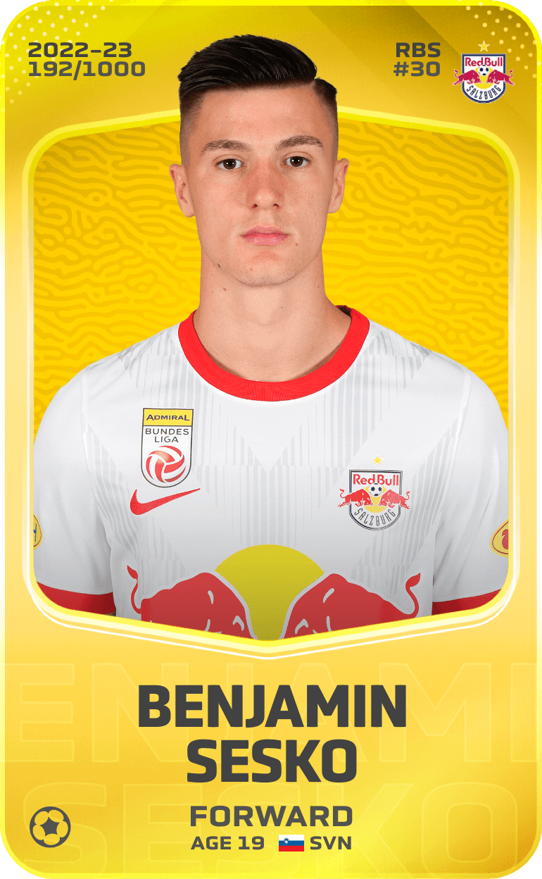 Benjamin Sesko 2022-23 • Limited 192/1000