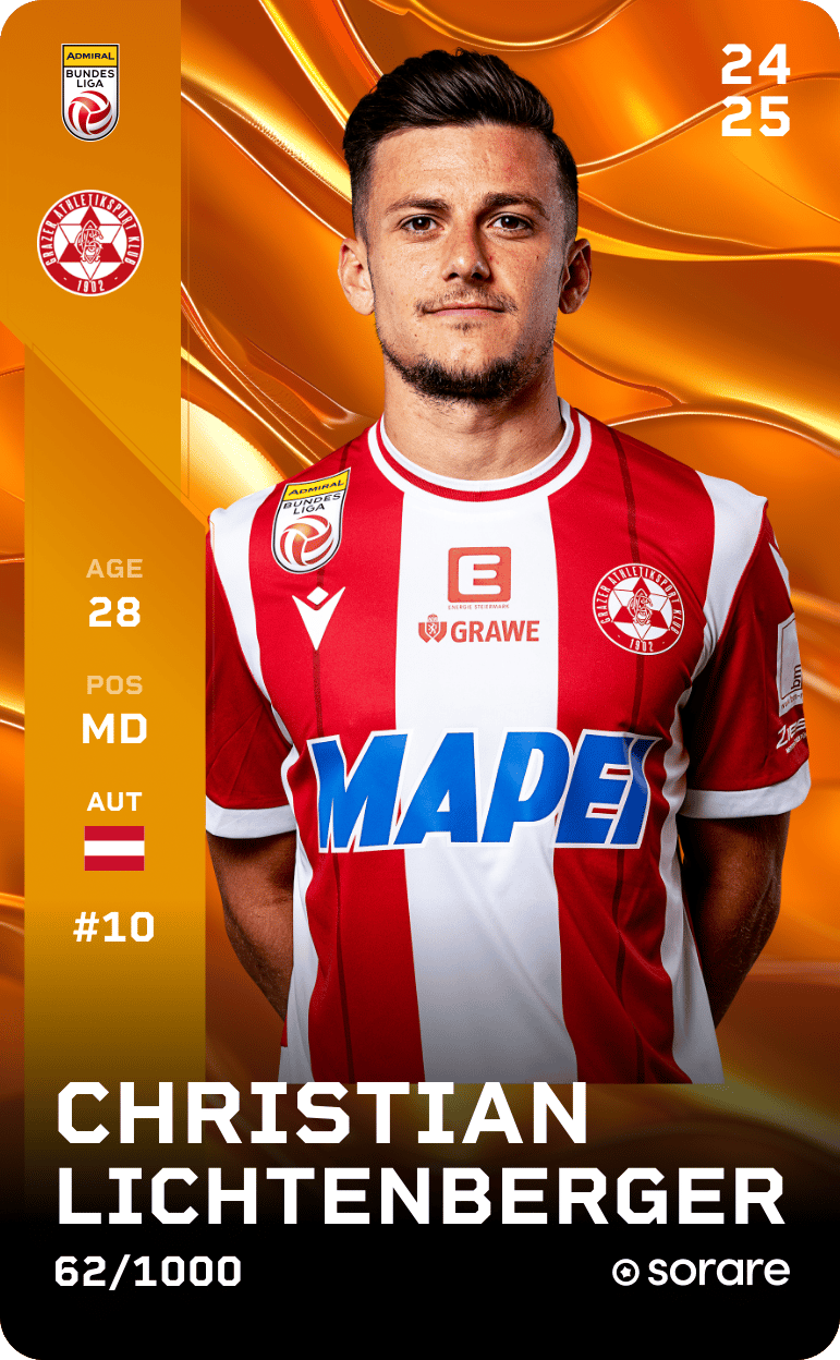 Christian Lichtenberger 2024-25 • Limited 62/1000
