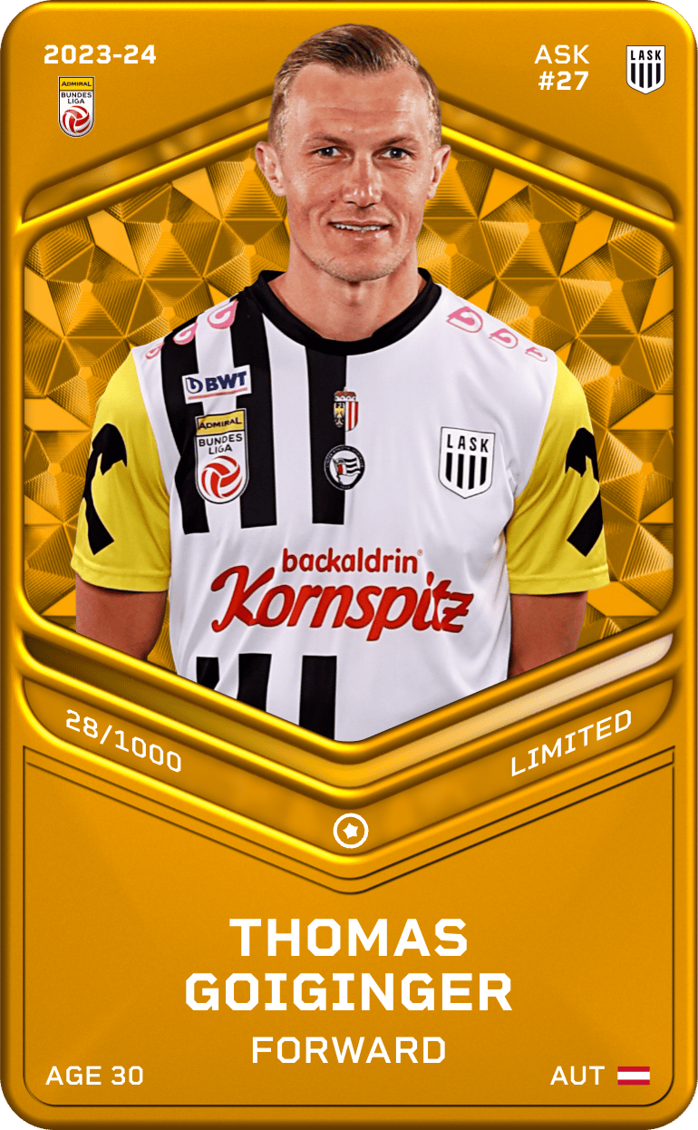Thomas Goiginger 2023-24 • Limited 28/1000