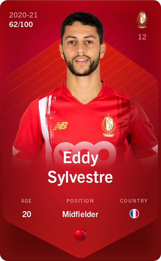 Sorare - Sorare Official - Eddy Sylvestre 2020-21 • Rare 62/100 - NFT # 97000184529282341616839362957712199873980535791730236922518913617391280699362