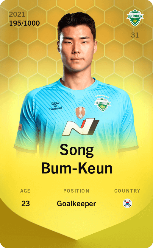 Song Bum-Keun 2021-22 • Limited 195/1000