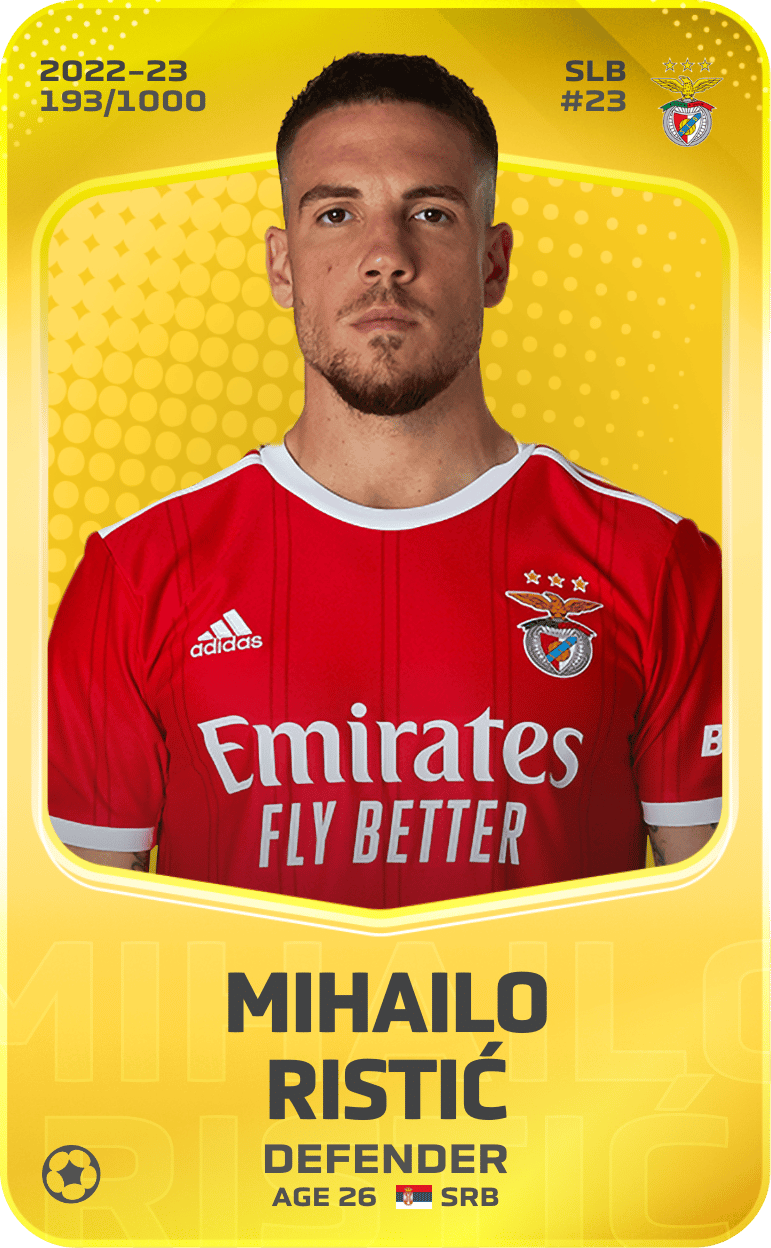 Mihailo Ristić 2022-23 • Limited 193/1000