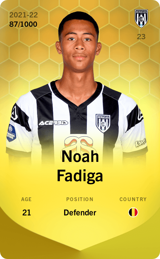 Noah Fadiga 2021-22 • Limited 87/1000