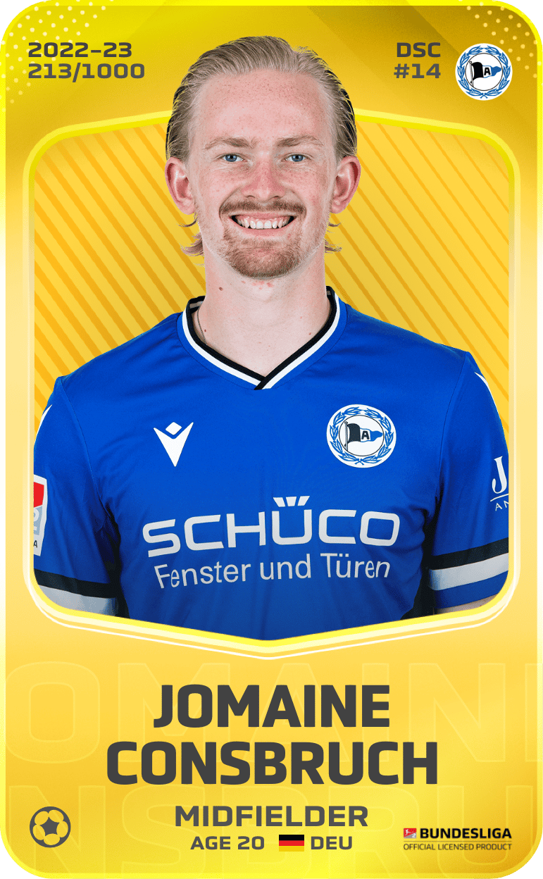 Jomaine Consbruch 2022-23 • Limited 213/1000