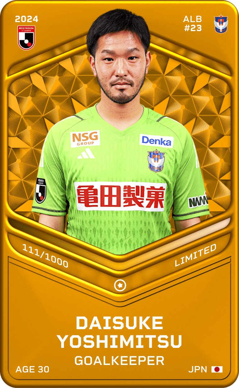 Daisuke Yoshimitsu 2024-25 • Limited 111/1000