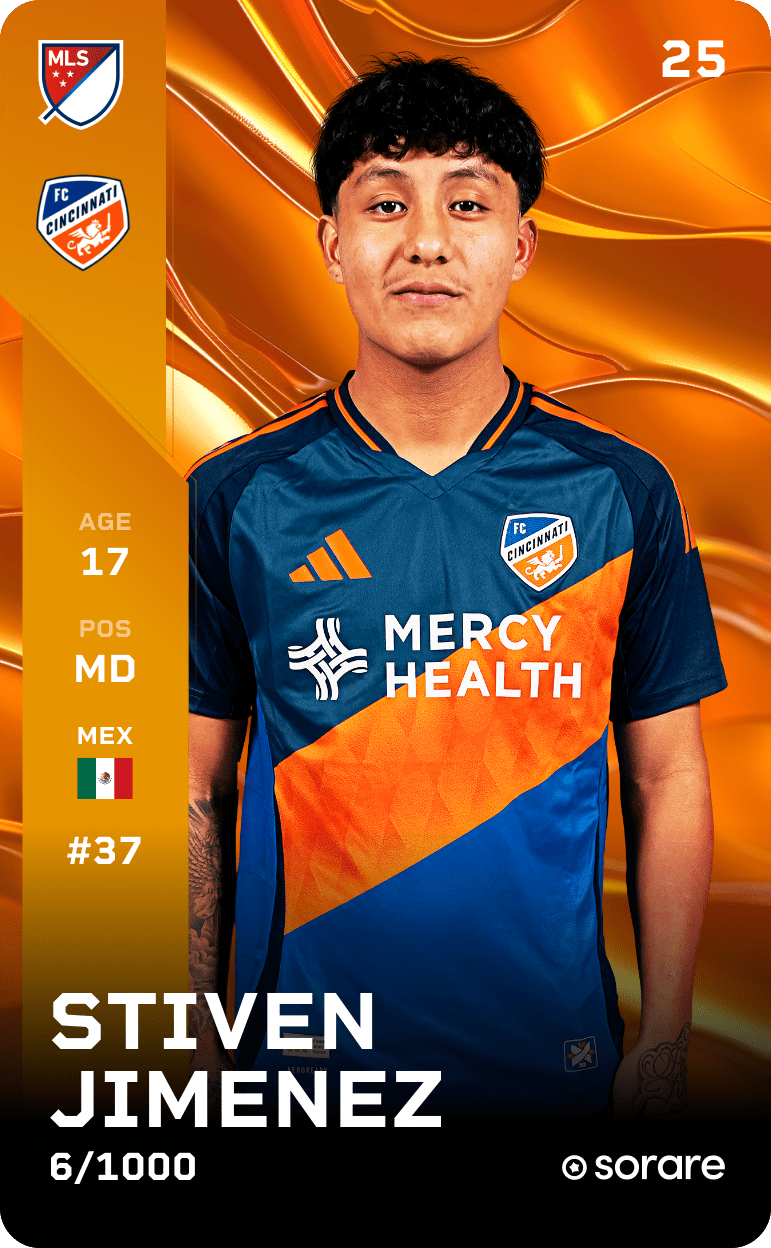Stiven Jimenez 2025-26 • Limited 6/1000