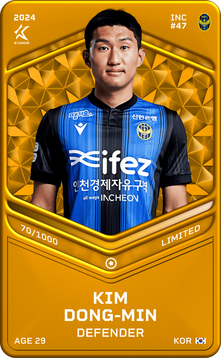 Kim Dong-Min 2024-25 • Limited 70/1000