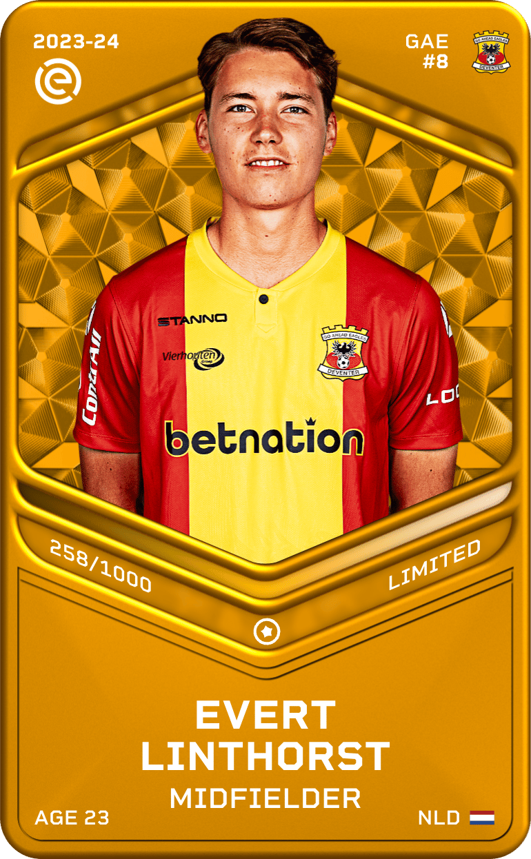 Evert Linthorst 2023-24 • Limited 258/1000