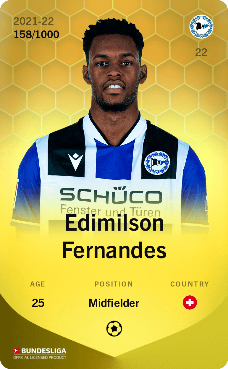 Edimilson Fernandes 2021-22 • Limited 158/1000