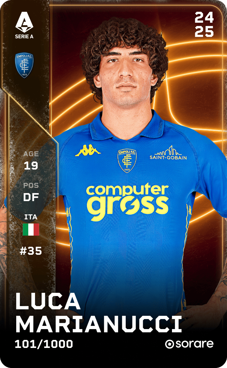 Luca Marianucci 2024-25 • Limited 101/1000