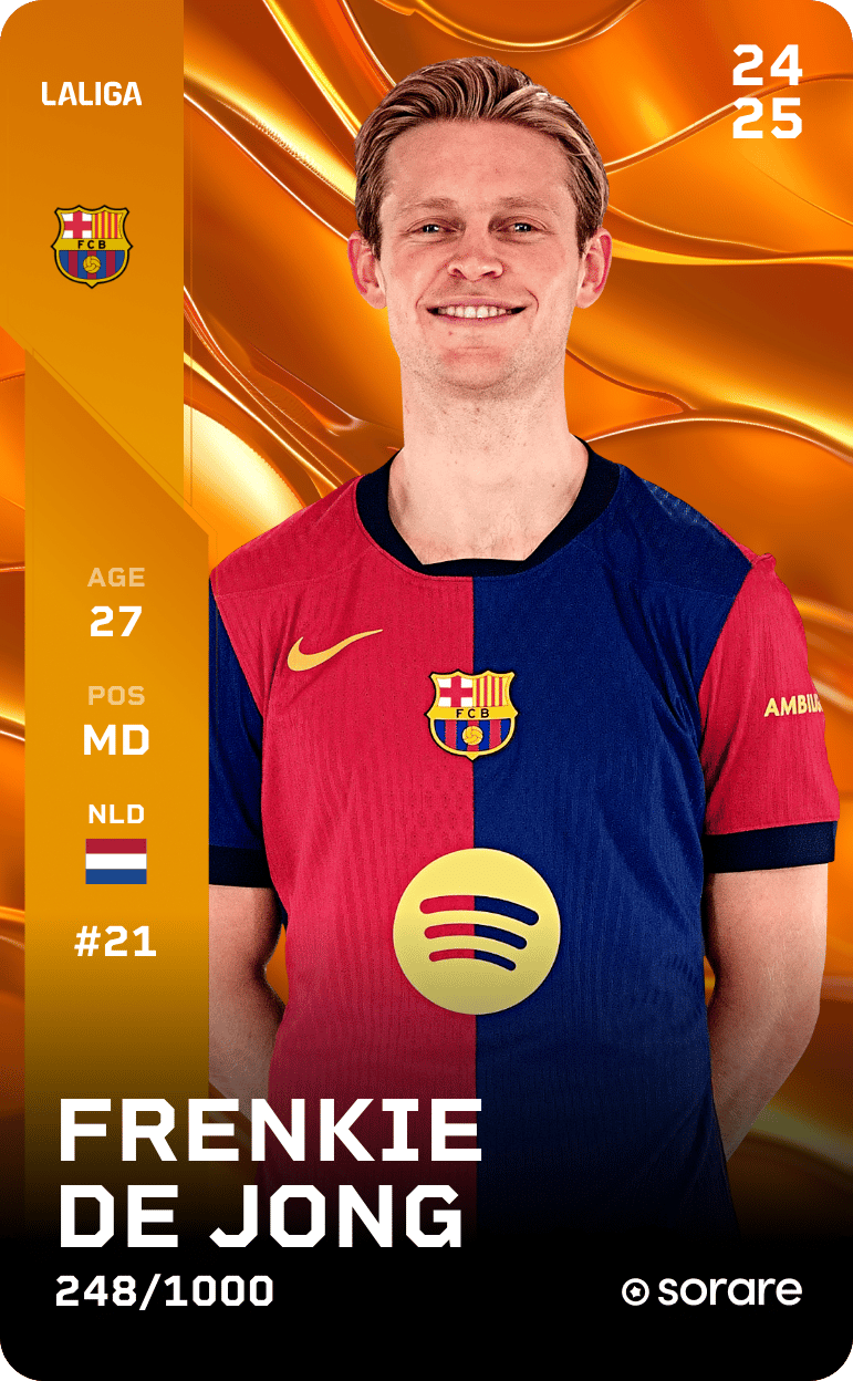Frenkie de Jong 2024-25 • Limited 248/1000