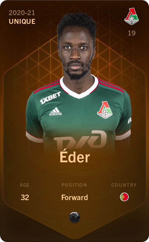 Sorare - Sorare Official - Éder 2020-21 • Unique - NFT # 57586398929560300146070126381506705957112939662555903950501404443802764063460