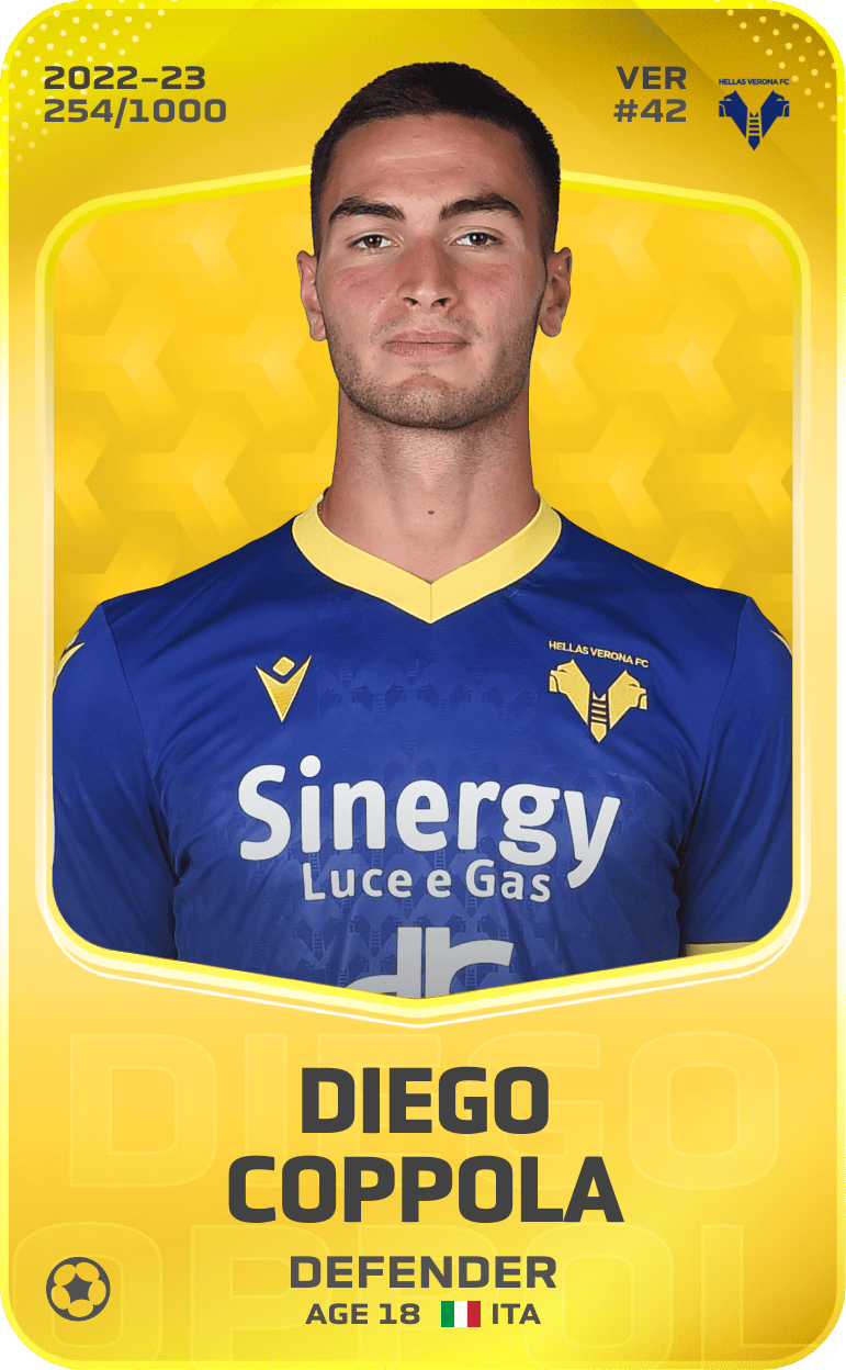 Diego Coppola 2022-23 • Limited 254/1000