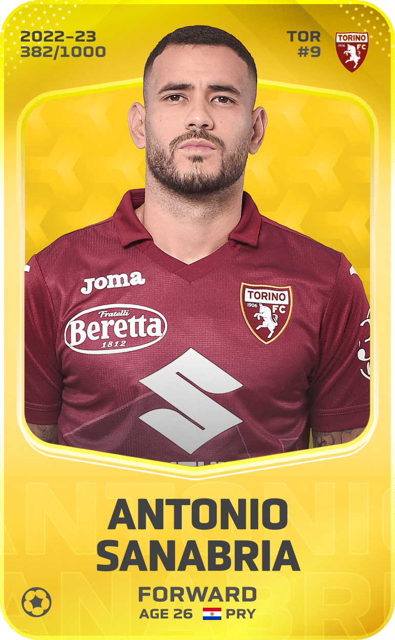 Antonio Sanabria 2022-23 • Limited 382/1000