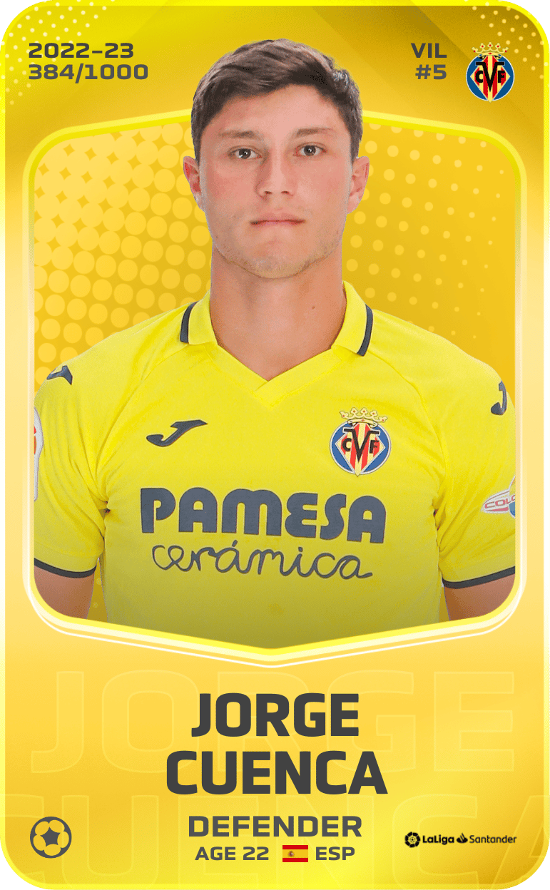 Jorge Cuenca 2022-23 • Limited 384/1000