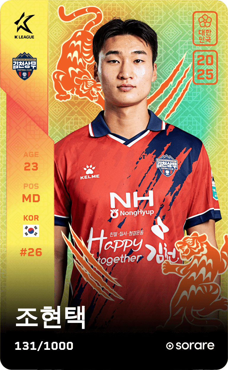 Cho Hyun-Taek 2025-26 • Limited 131/1000