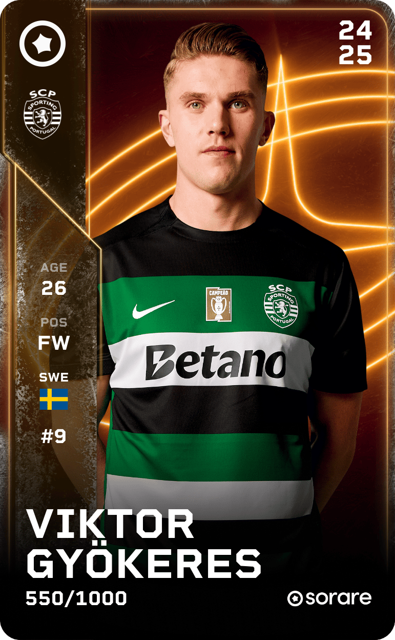 Viktor Gyökeres 2024-25 • Limited 550/1000