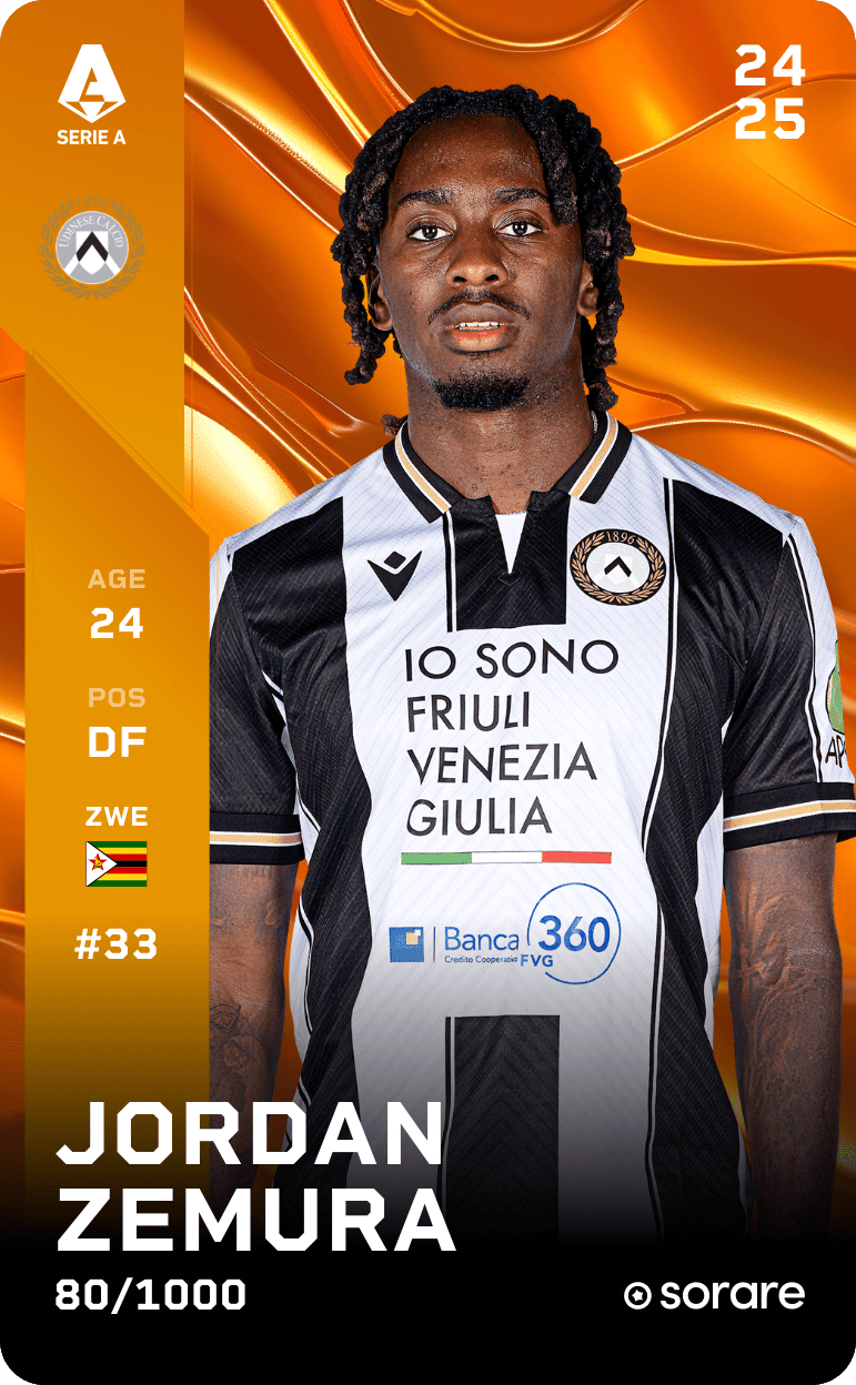 Jordan Zemura 2024-25 • Limited 80/1000