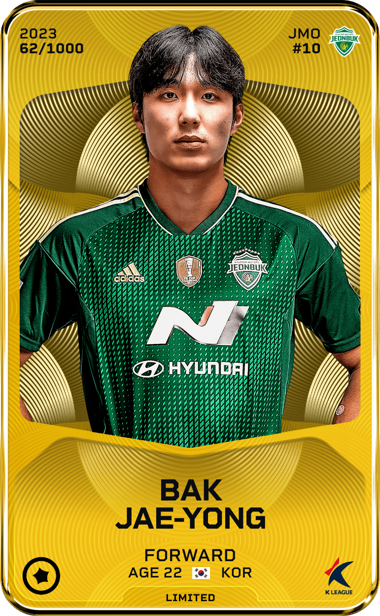 Bak Jae-Yong  2023-24 • Limited 62/1000