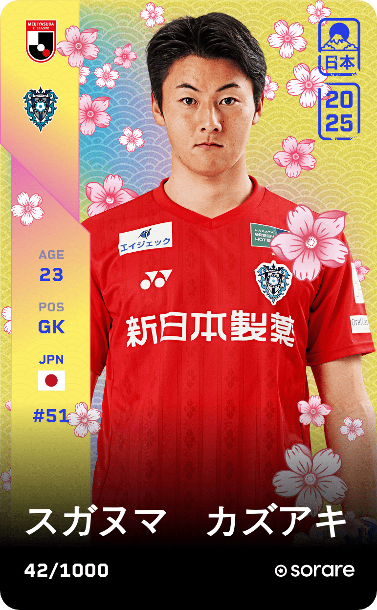 Kazuaki Suganuma 2025-26 • Limited 42/1000
