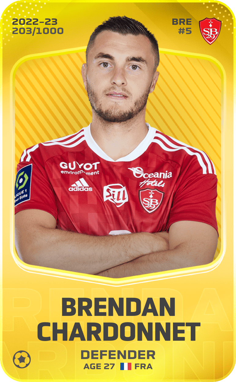 Brendan Chardonnet 2022-23 • Limited 203/1000