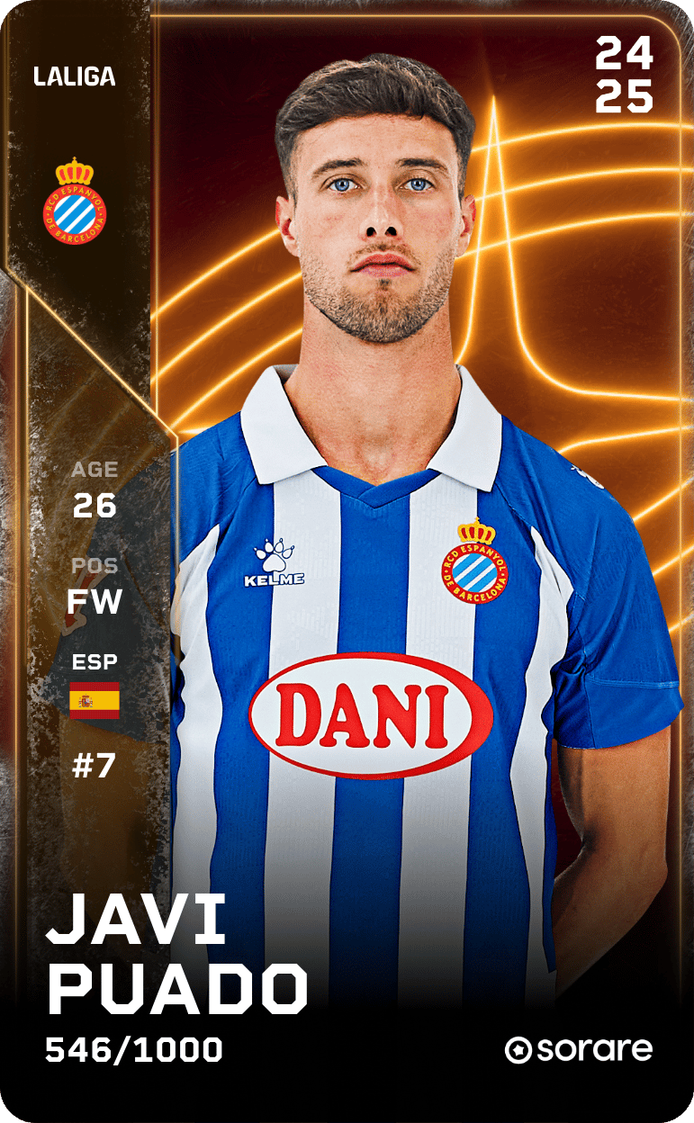 Javi Puado 2024-25 • Limited 546/1000