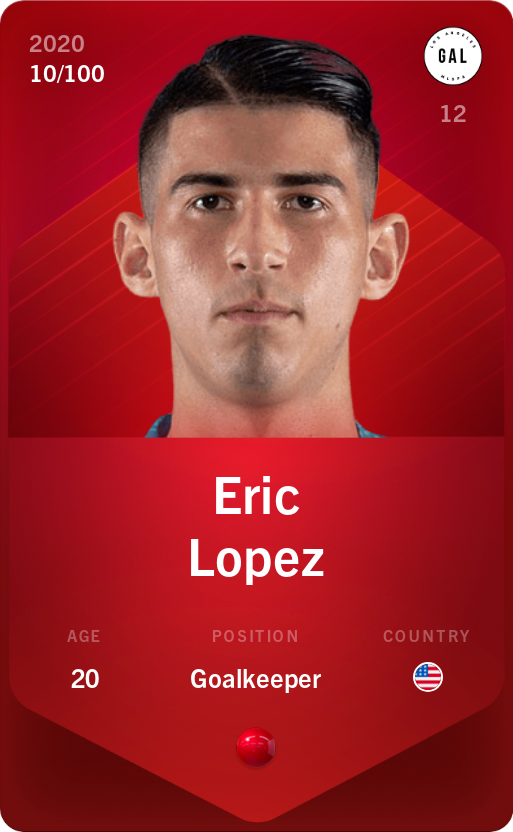 Sorare - Sorare Official - Eric Lopez 2020-21 • Rare 10/100 - NFT # 95745157164736895412262965439831678194728395609924373146161863815424431953475