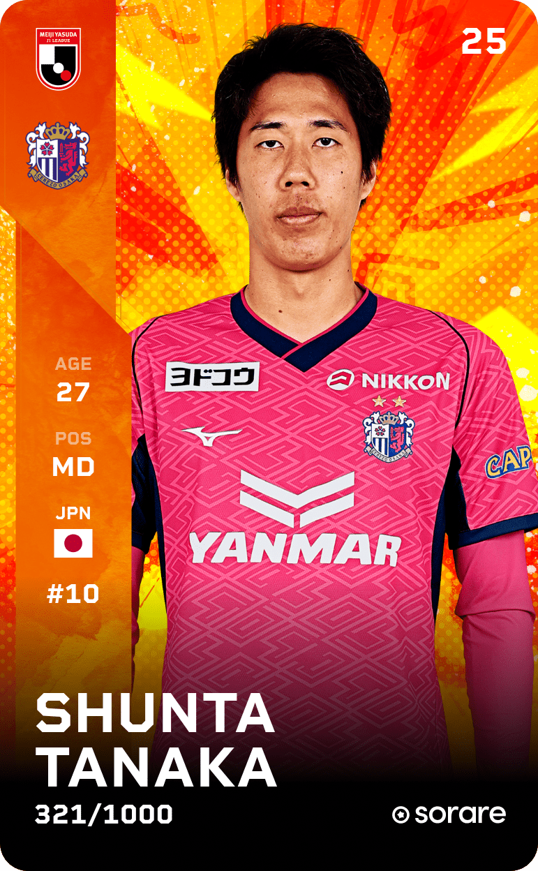 Shunta Tanaka 2025-26 • Limited 321/1000