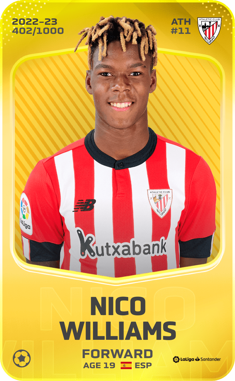Nico Williams 2022-23 • Limited 402/1000