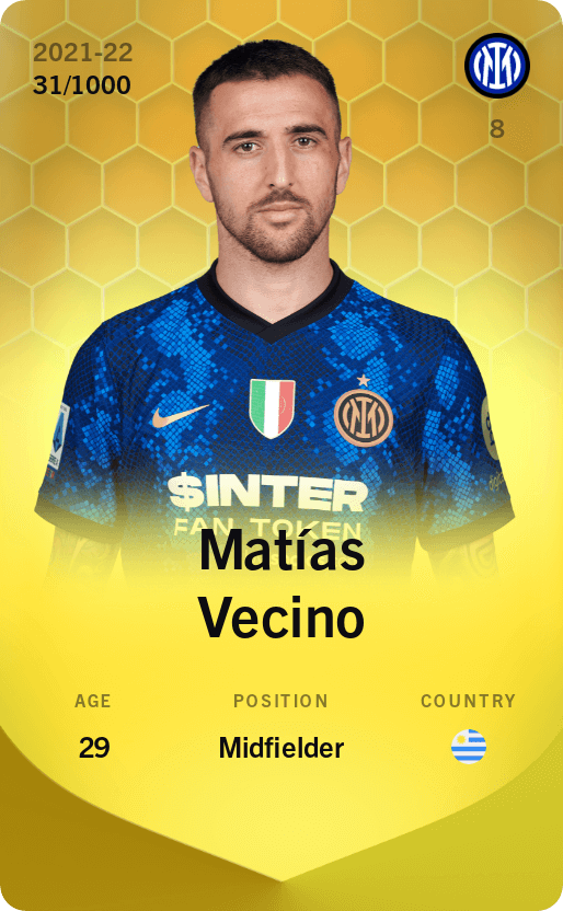 Matías Vecino 2021-22 • Limited 31/1000