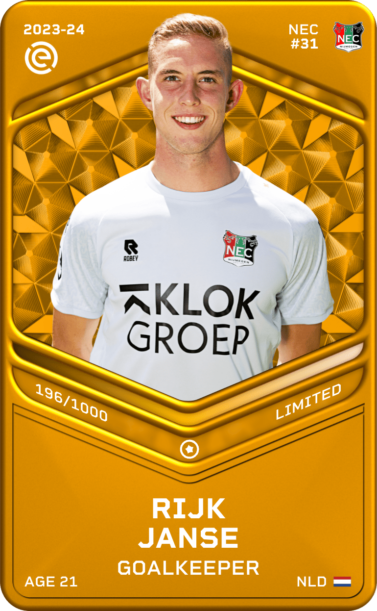 Rijk Janse 2023-24 • Limited 196/1000