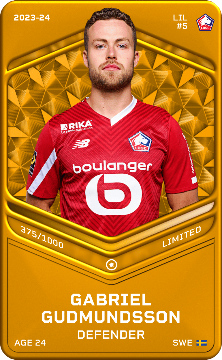 Gabriel Gudmundsson 2023-24 • Limited 375/1000
