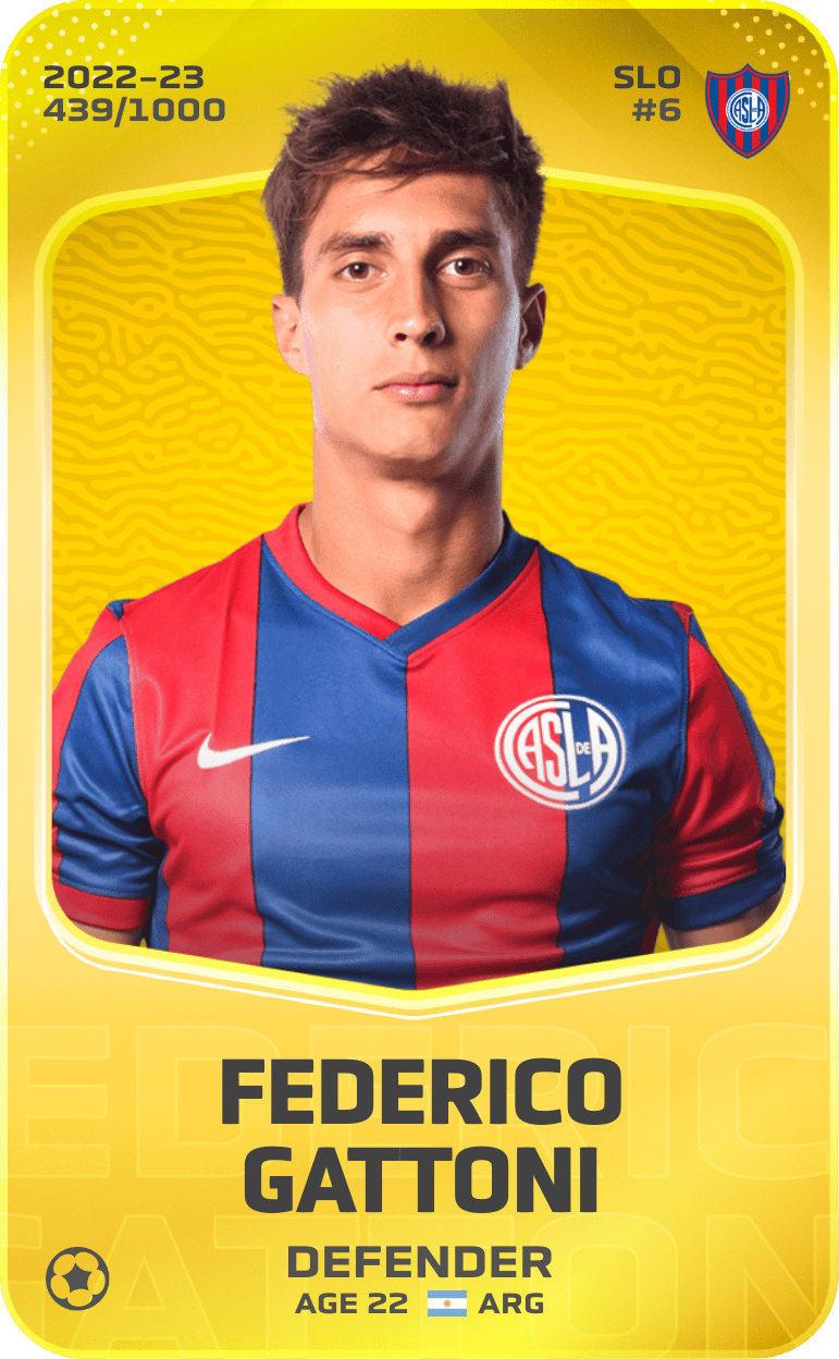 Federico Gattoni 2022-23 • Limited 439/1000