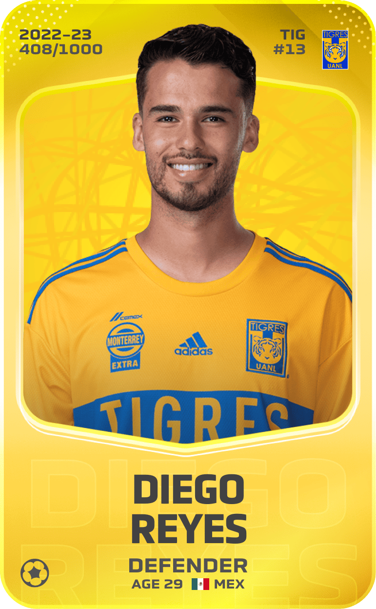 Diego Reyes 2022-23 • Limited 408/1000