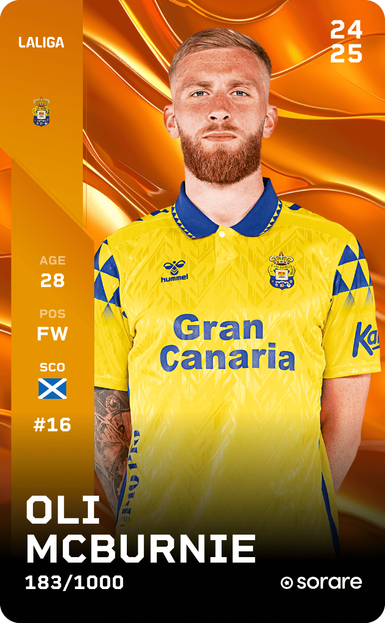 Oliver McBurnie 2024-25 • Limited 183/1000