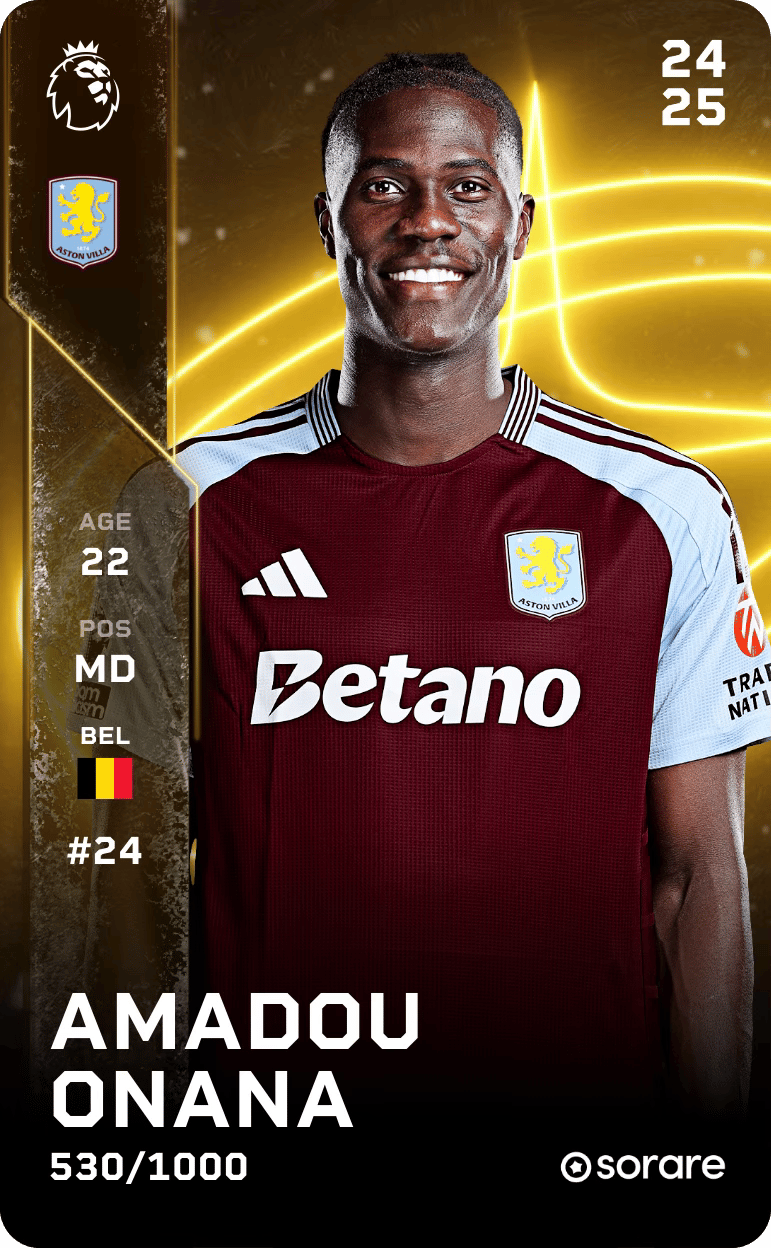 Amadou Onana 2024-25 • Limited 530/1000