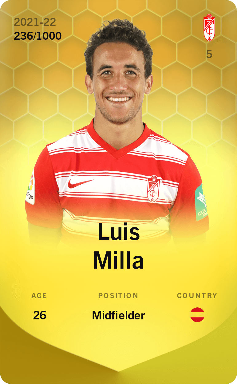 Luis Milla 2021-22 • Limited 236/1000