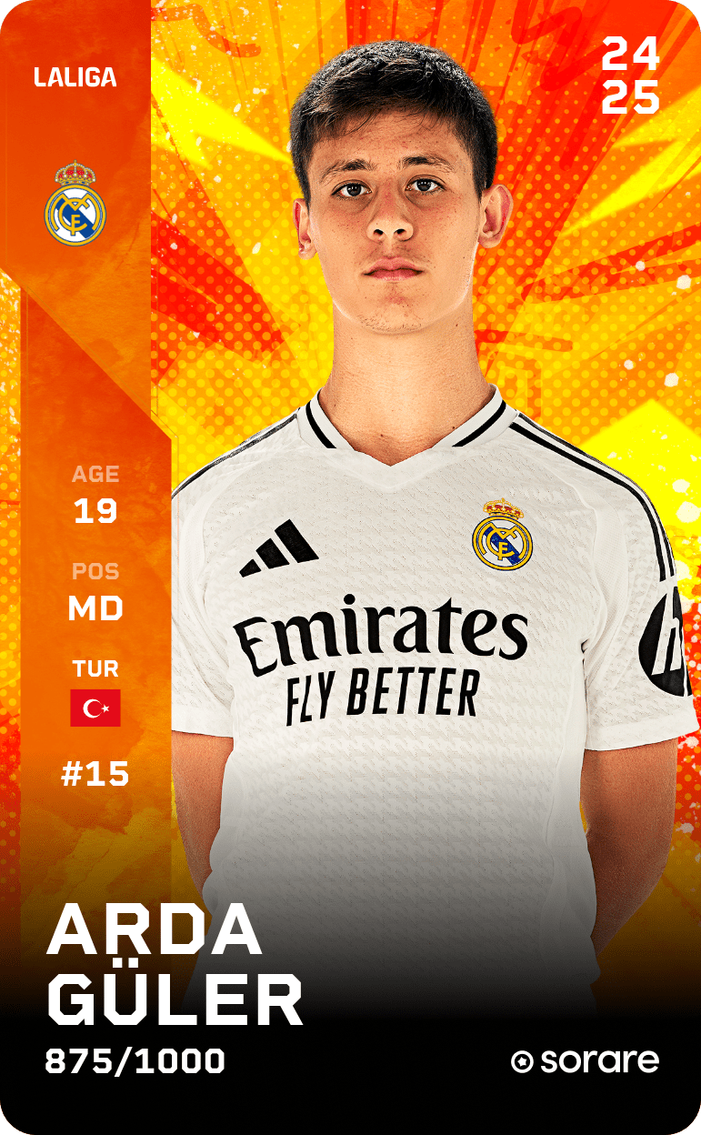 Arda Güler 2024-25 • Limited 875/1000