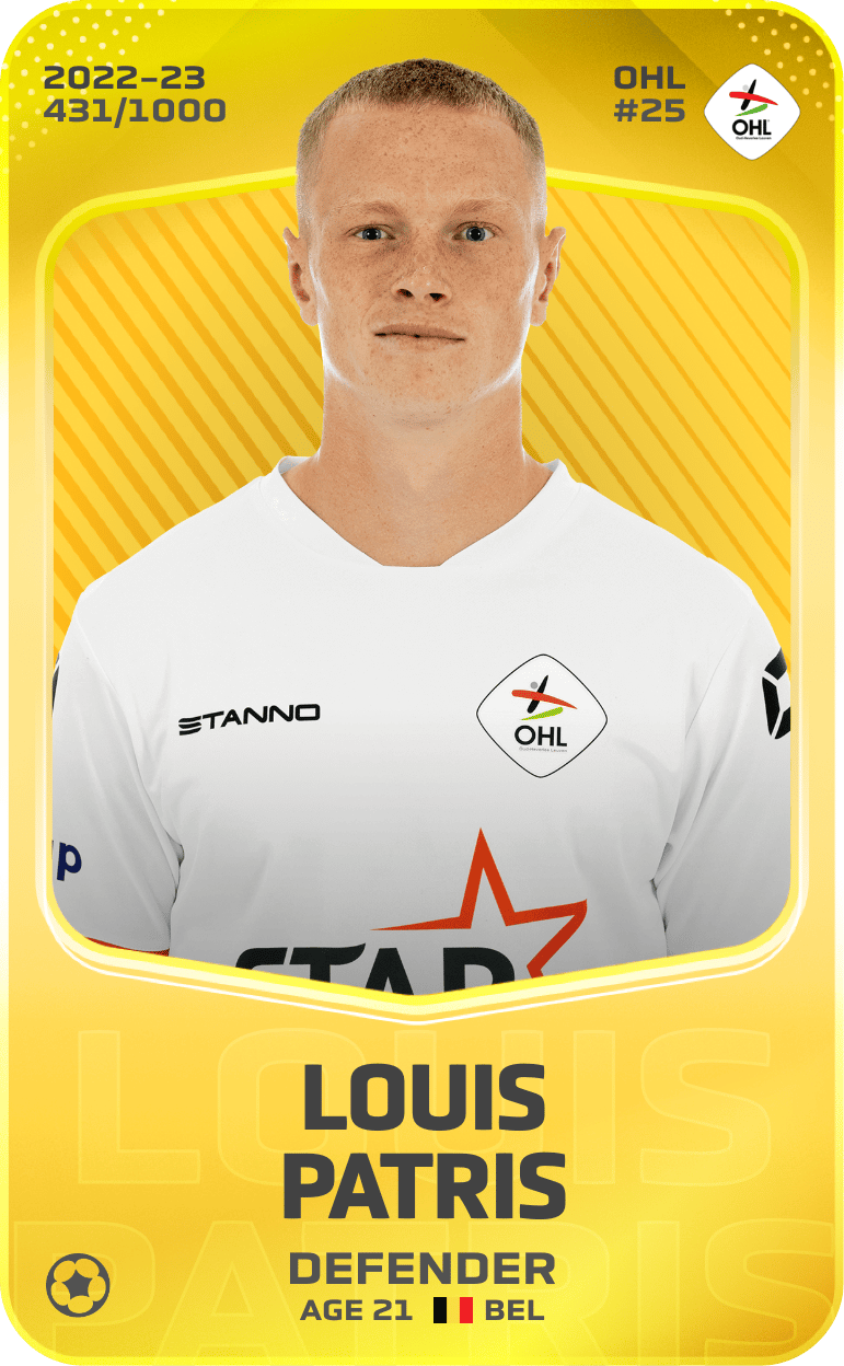 Louis Patris 2022-23 • Limited 431/1000