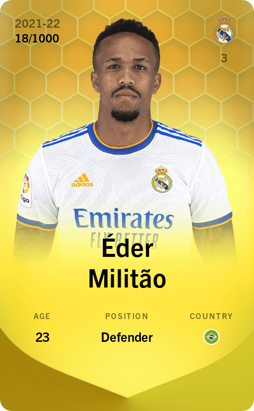 Éder Militão 2021-22 • Limited 18/1000