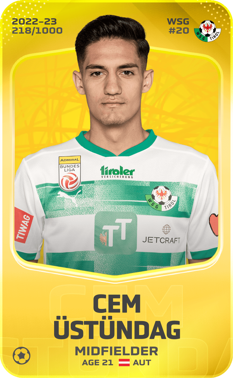 Cem Üstündag 2022-23 • Limited 218/1000