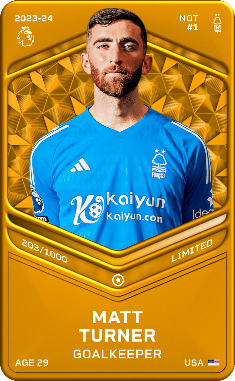 Matt Turner 2023-24 • Limited 203/1000