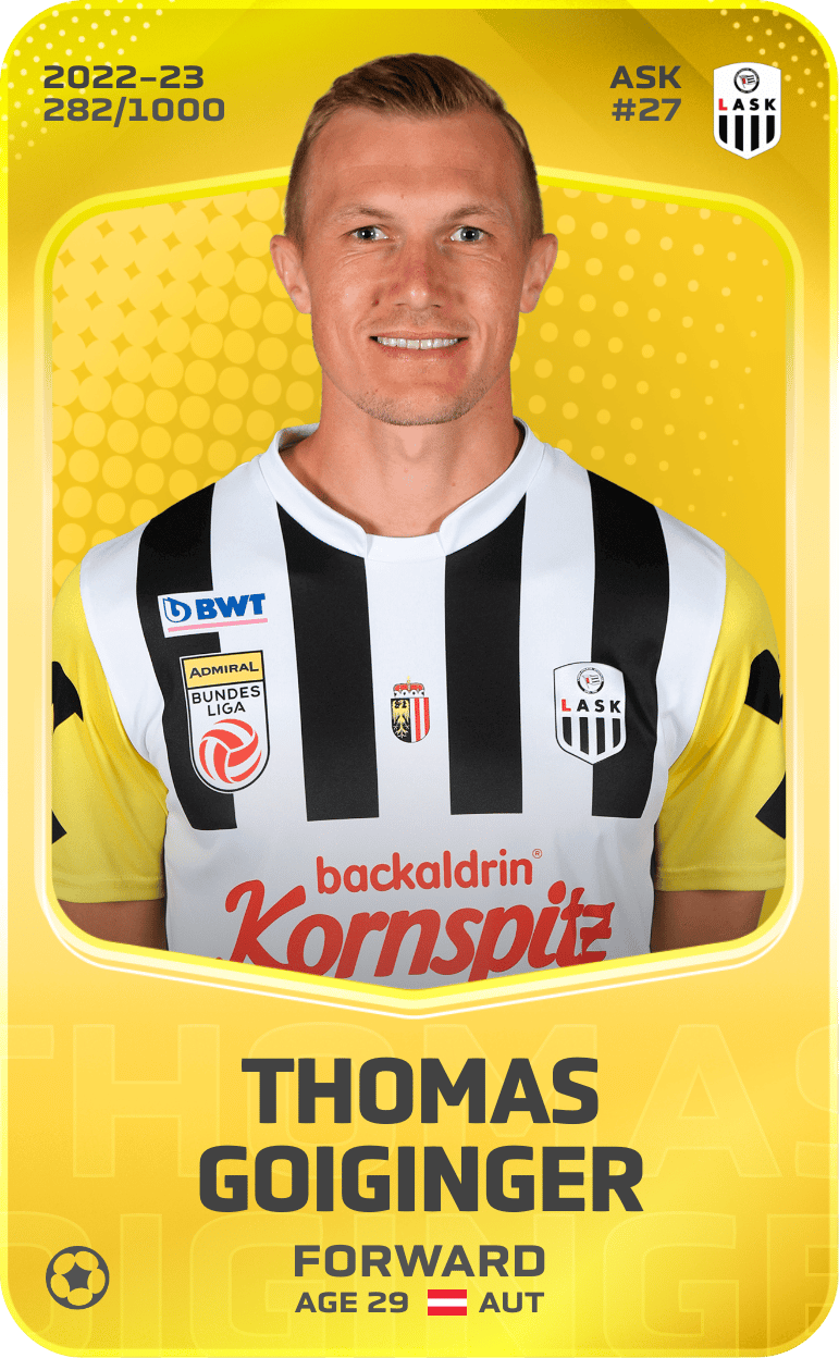 Thomas Goiginger 2022-23 • Limited 282/1000