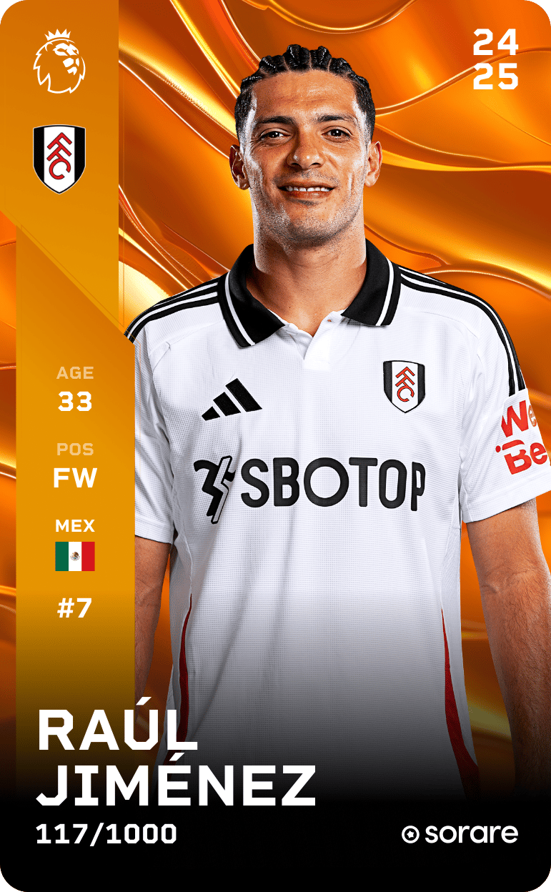 Raúl Jiménez 2024-25 • Limited 117/1000