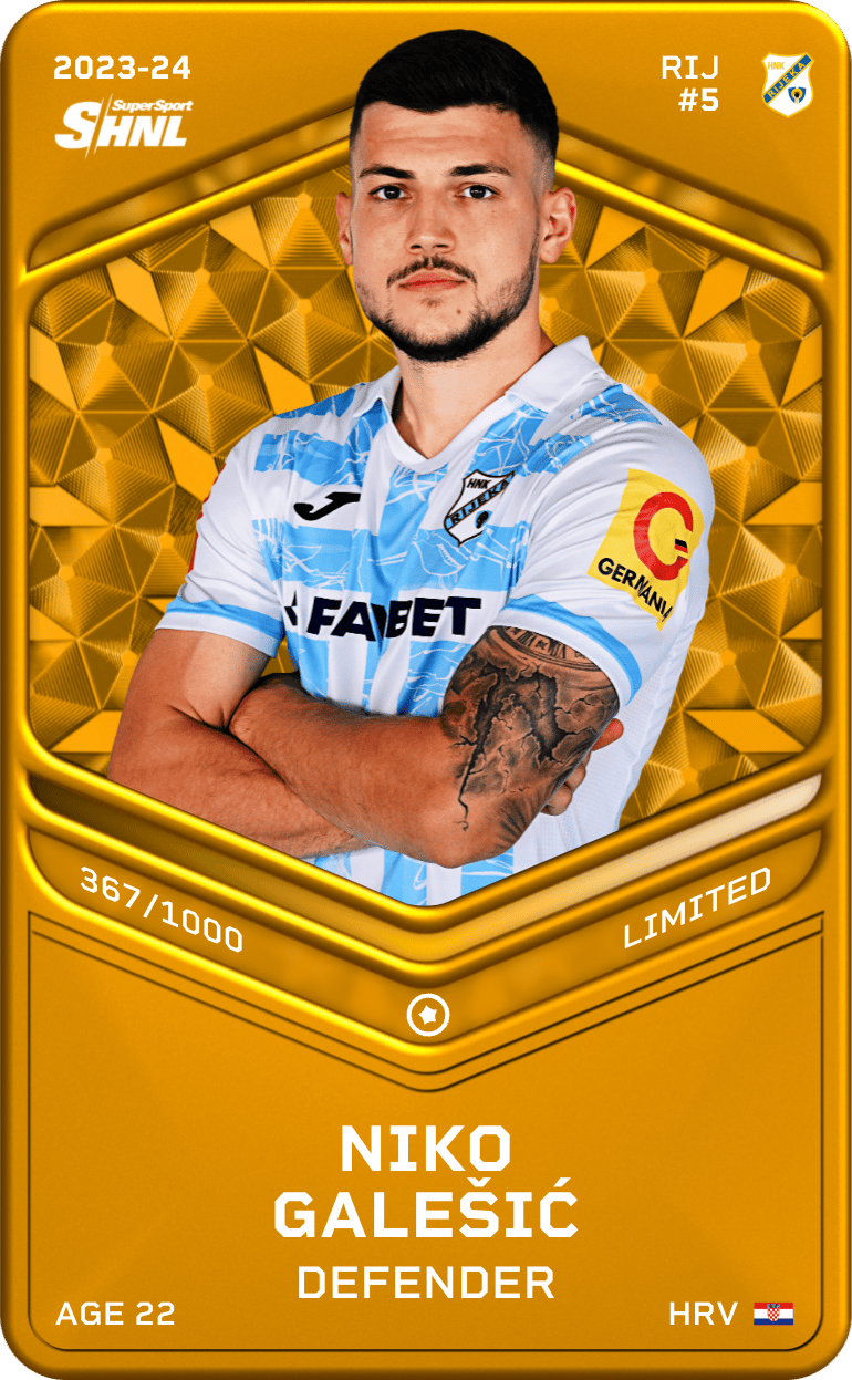 Niko Galešić 2023-24 • Limited 367/1000