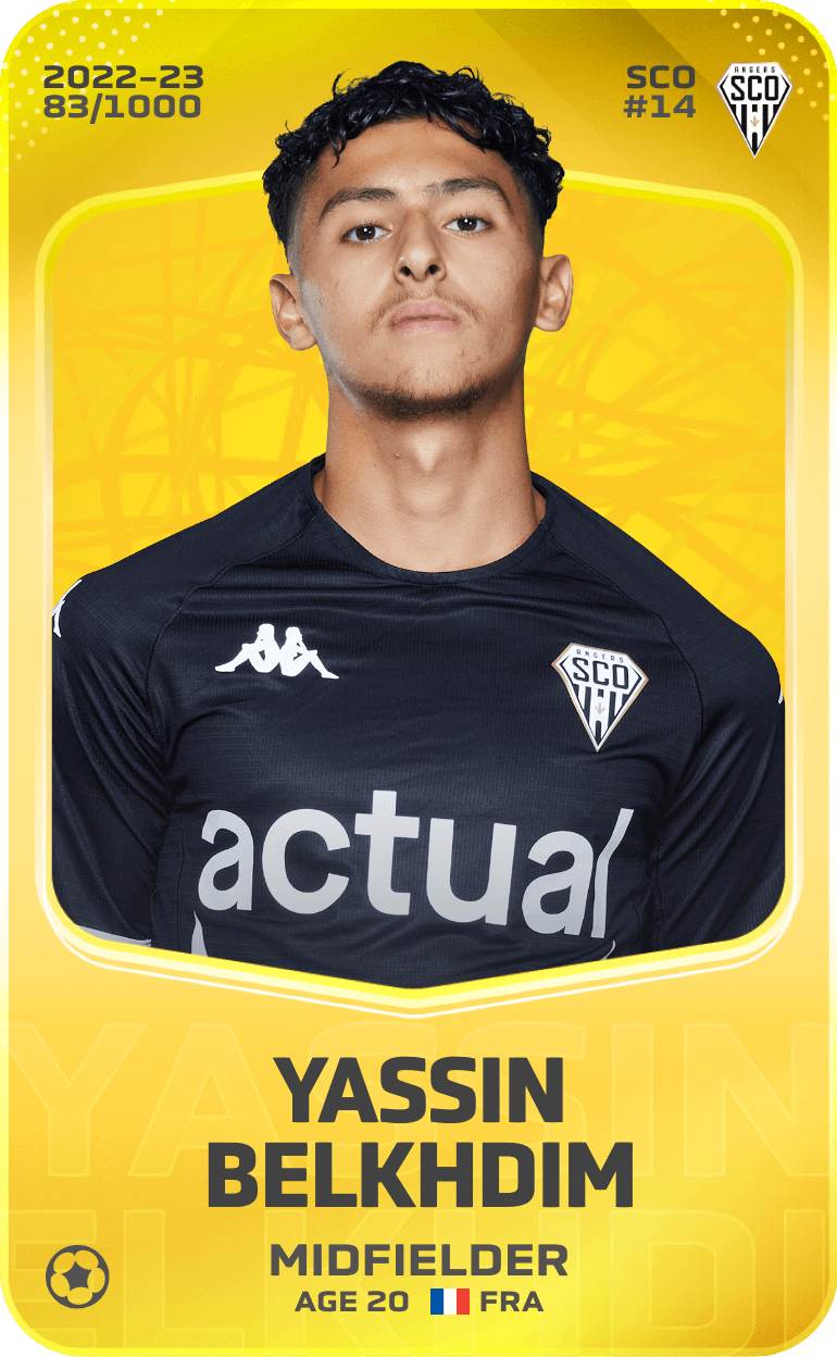 Yassin Belkhdim 2022-23 • Limited 83/1000